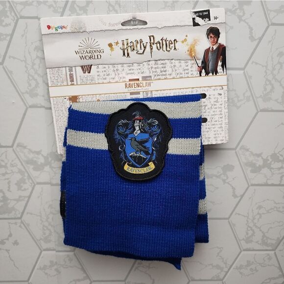 Nwt The Wizarding World Of Harry Potter Ravenclaw Scarf Blue Universal Studios - Picture 1 of 4